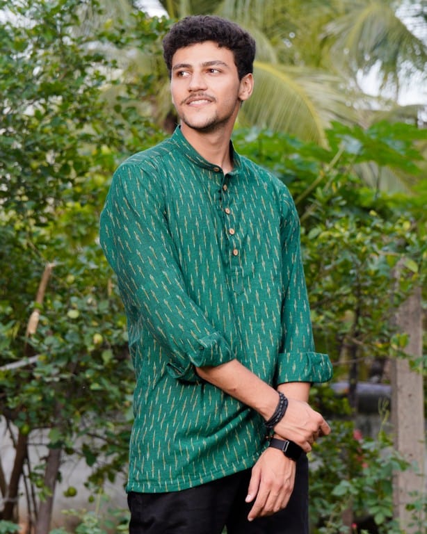 Pickle Green Glorious Kurta