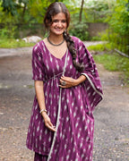 Purple Aster Sharara Set