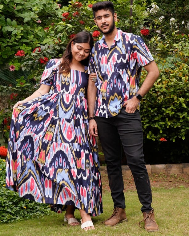 Banjaran Long Dress Couple Set