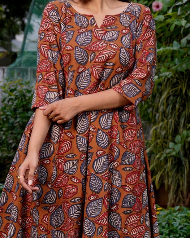 Mustard Floral Kiara Dawn Kurta