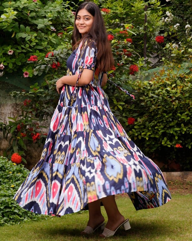 Banjaran Long Maternity Dress
