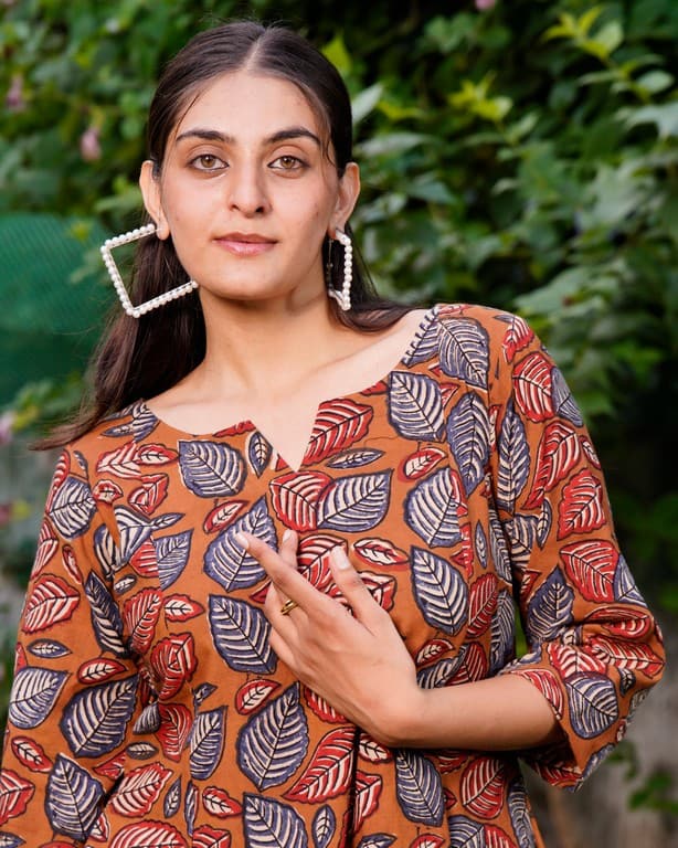 Mustard Floral Kiara Dawn Kurta