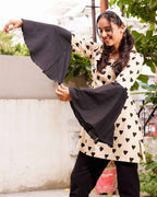 Black Cinnamon Cupid Retro Dress Set