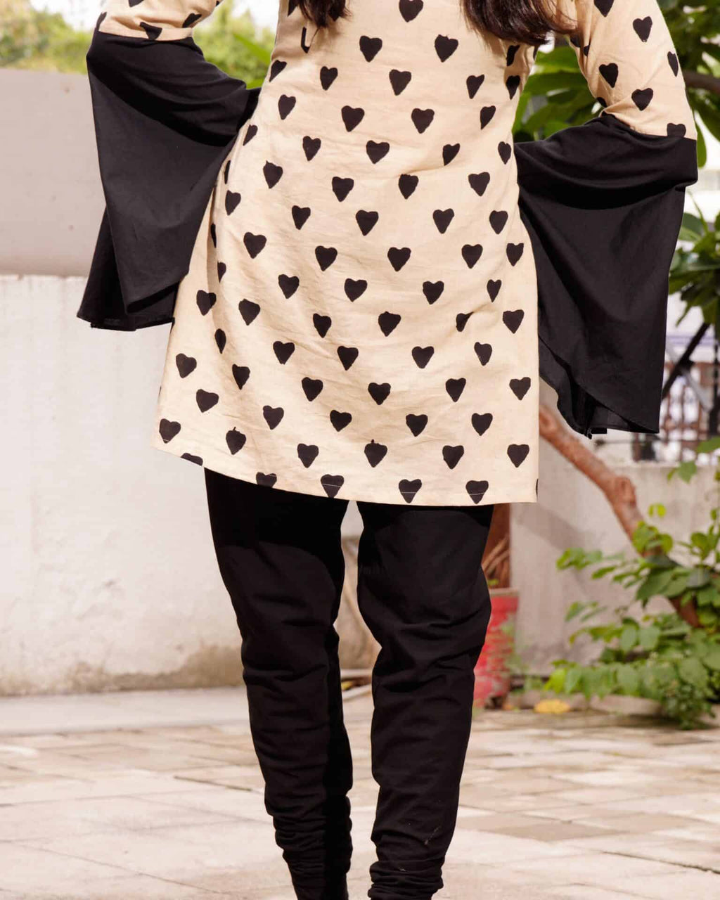 Black Cinnamon Cupid Retro Dress Set