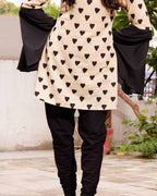 Black Cinnamon Cupid Retro Dress Set