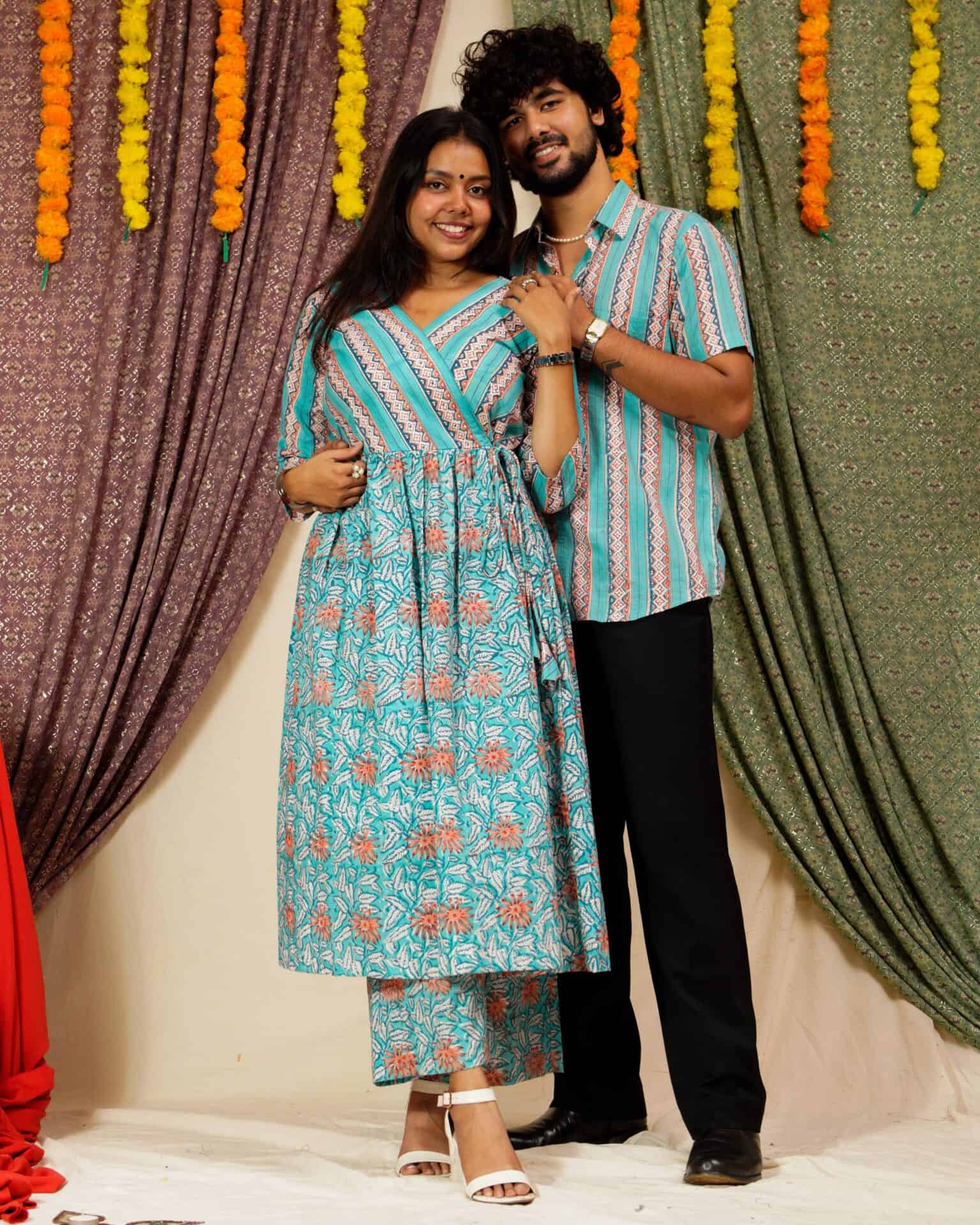 Cotton Candy Angrakha Family Set