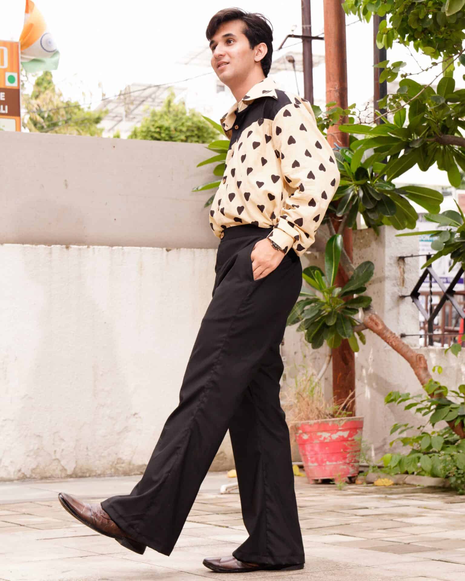 Black Cinnamon Cupid Retro Pant