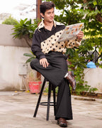 Black Cinnamon Cupid Retro Pant