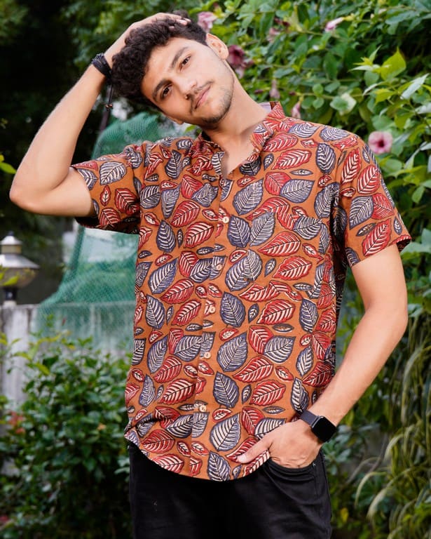 Mustard Floral Kiara Dawn Couple Set