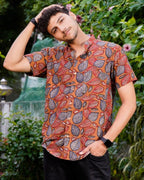 Mustard Floral Kiara Dawn Couple Set