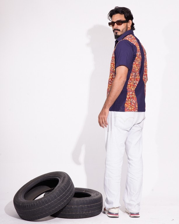 Leafy Wood Button Down Shirt