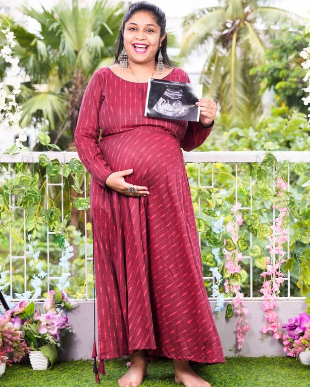 Beetroot Red Nursing Dress