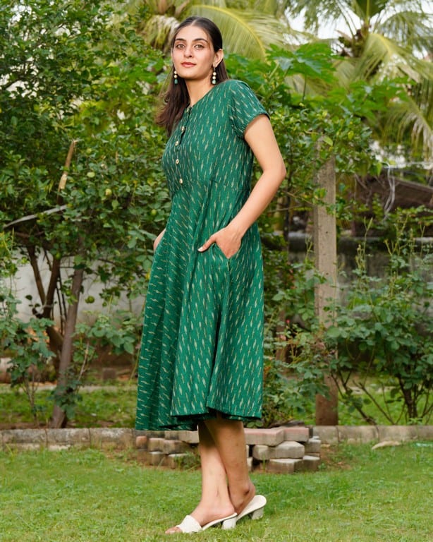 Pickle Green Glorious Dress