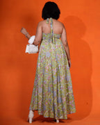 Mint Green Halter Neck Dress