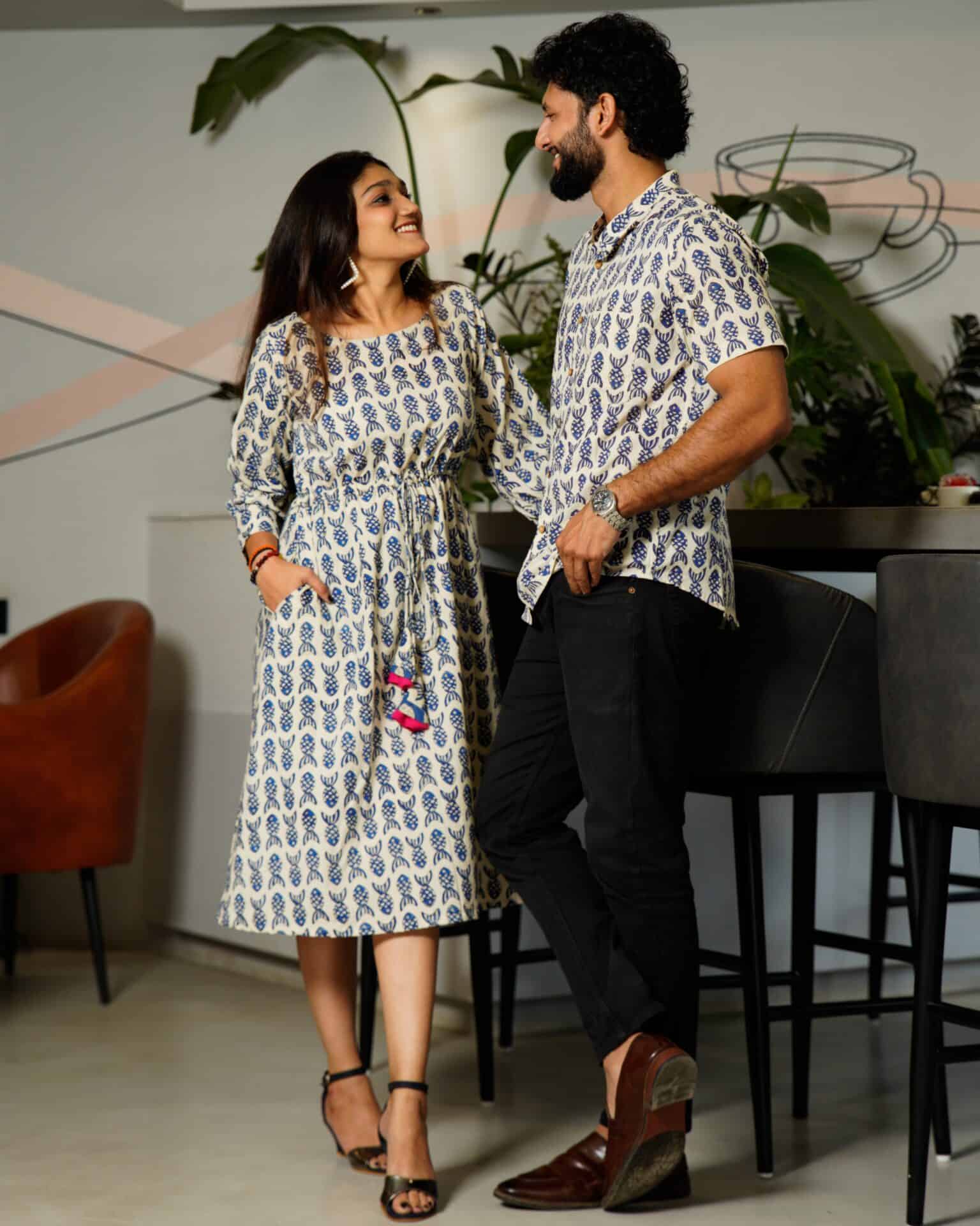 Blue Shoal Couple Set