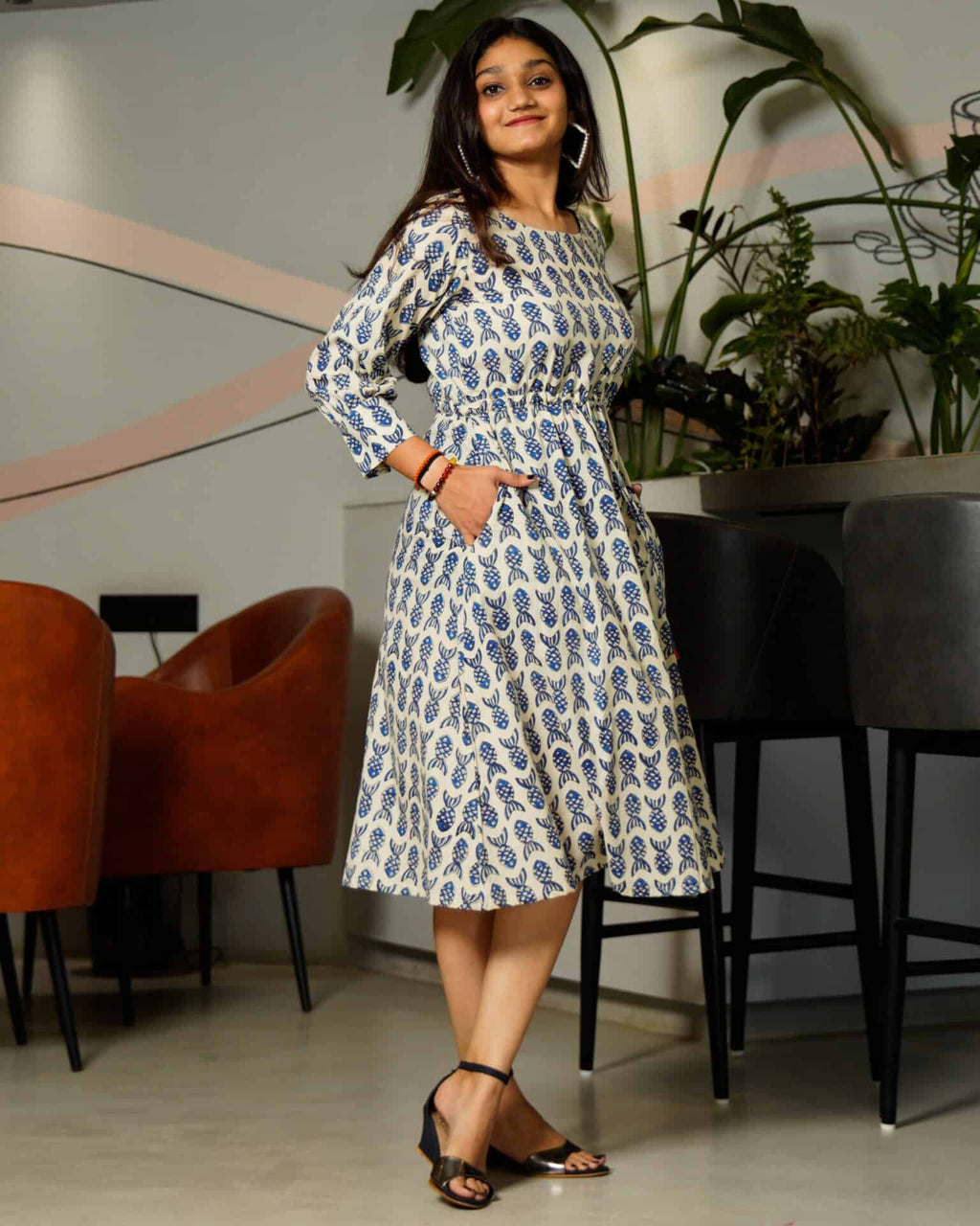 Blue Shoal Dress