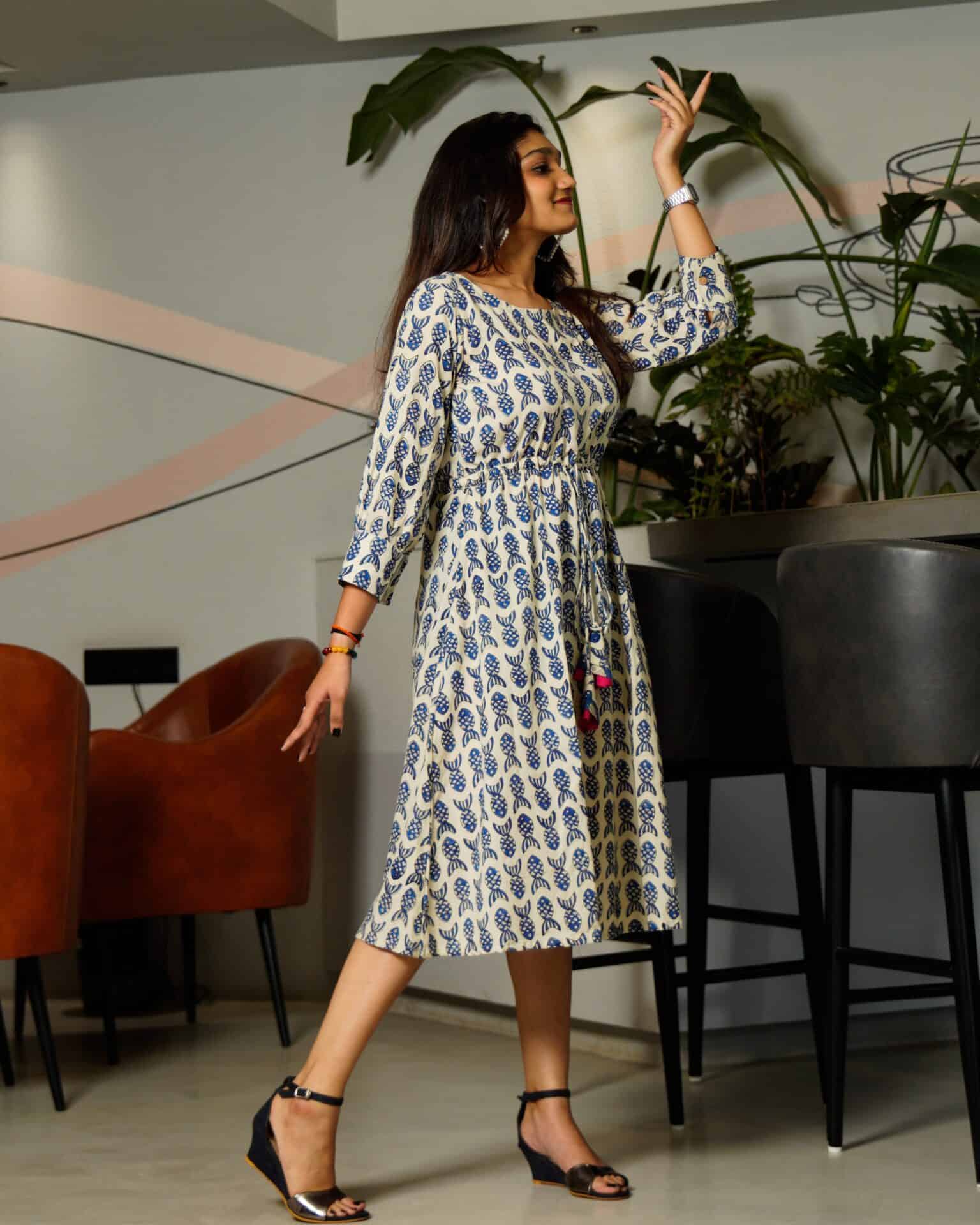 Blue Shoal Dress