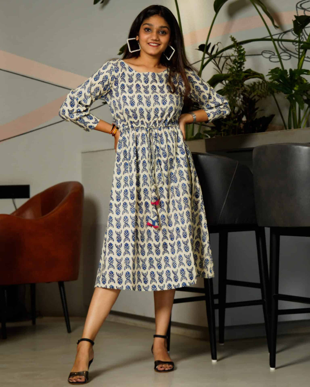 Blue Shoal Dress