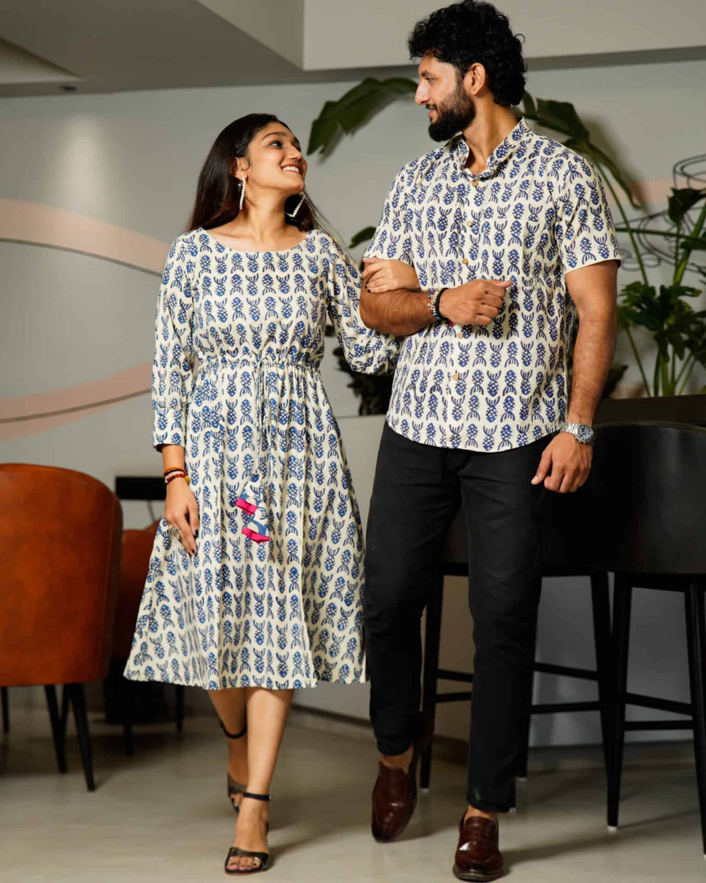 Blue Shoal Couple Set