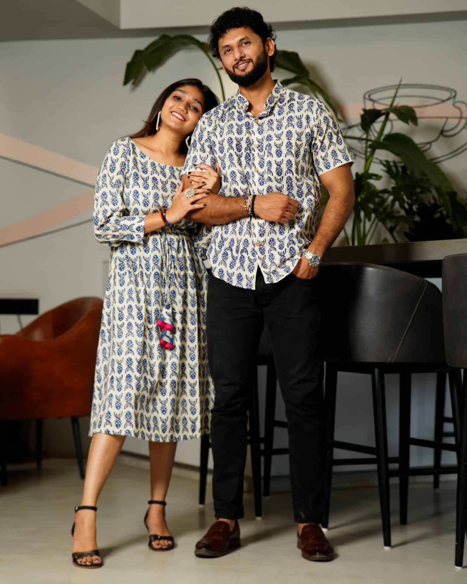 Blue Shoal Couple Set