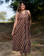 Archies Red Loma Maternity Dress
