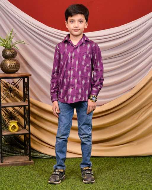 Purple Aster Kids Shirt