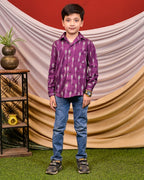 Purple Aster Kids Shirt