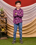 Purple Aster Kids Shirt