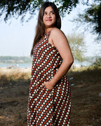 Archies Red Loma Dress