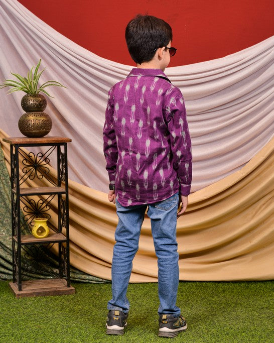 Purple Aster Kids Shirt