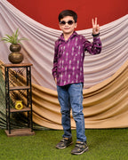 Purple Aster Kids Shirt