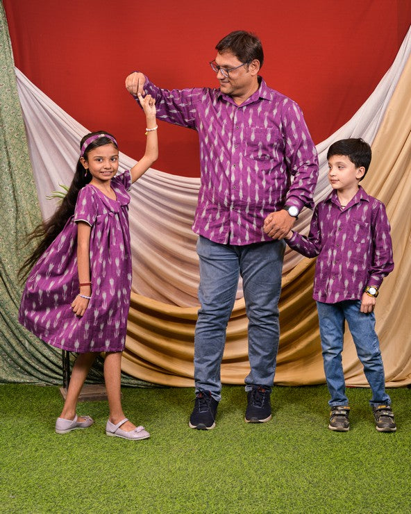 Purple Aster Father Kid Twining