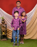 Purple Aster Father Kid Twining