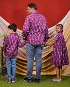 Purple Aster Father Kid Twining