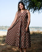 Archies Red Loma Dress