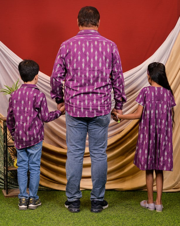 Purple Aster Father Kid Twining