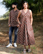 Archies Red Loma Couple Set