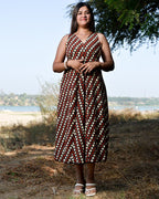 Archies Red Loma Dress