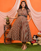 Archies Red Polka Dot Maternity Dress
