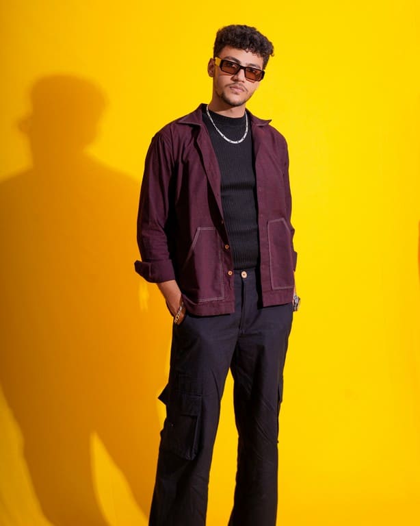 Rich Mauve Jacket style shirt Main image