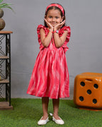 Flamingo Pink Kids Dress