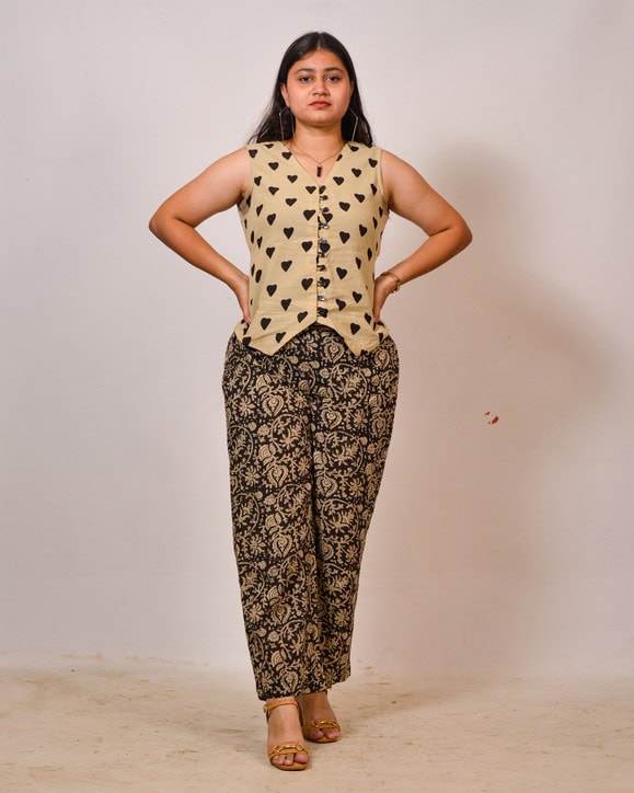 Kiara Hearts Vest Co-ord Set