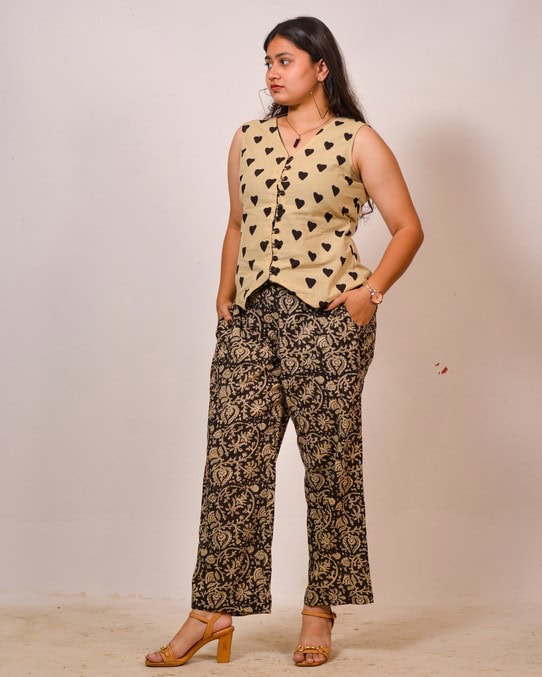 Kiara Hearts Vest Co-ord Set