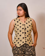 Kiara Hearts Vest Co-ord Set