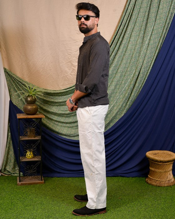 Black Kantha Shirt