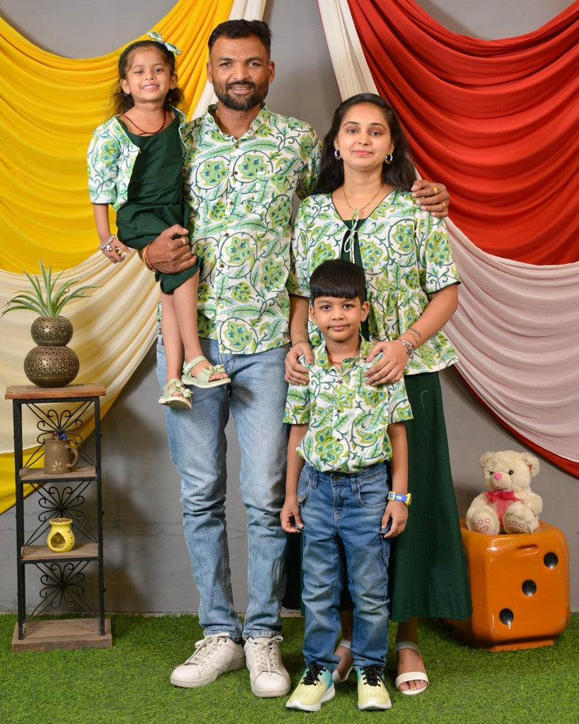 Forest Floral Jacket Family Set