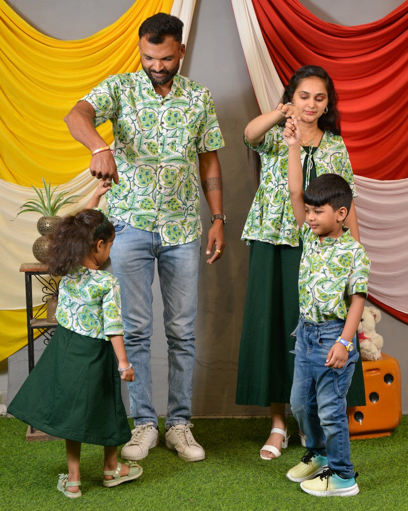 Forest Floral Jacket Family Set