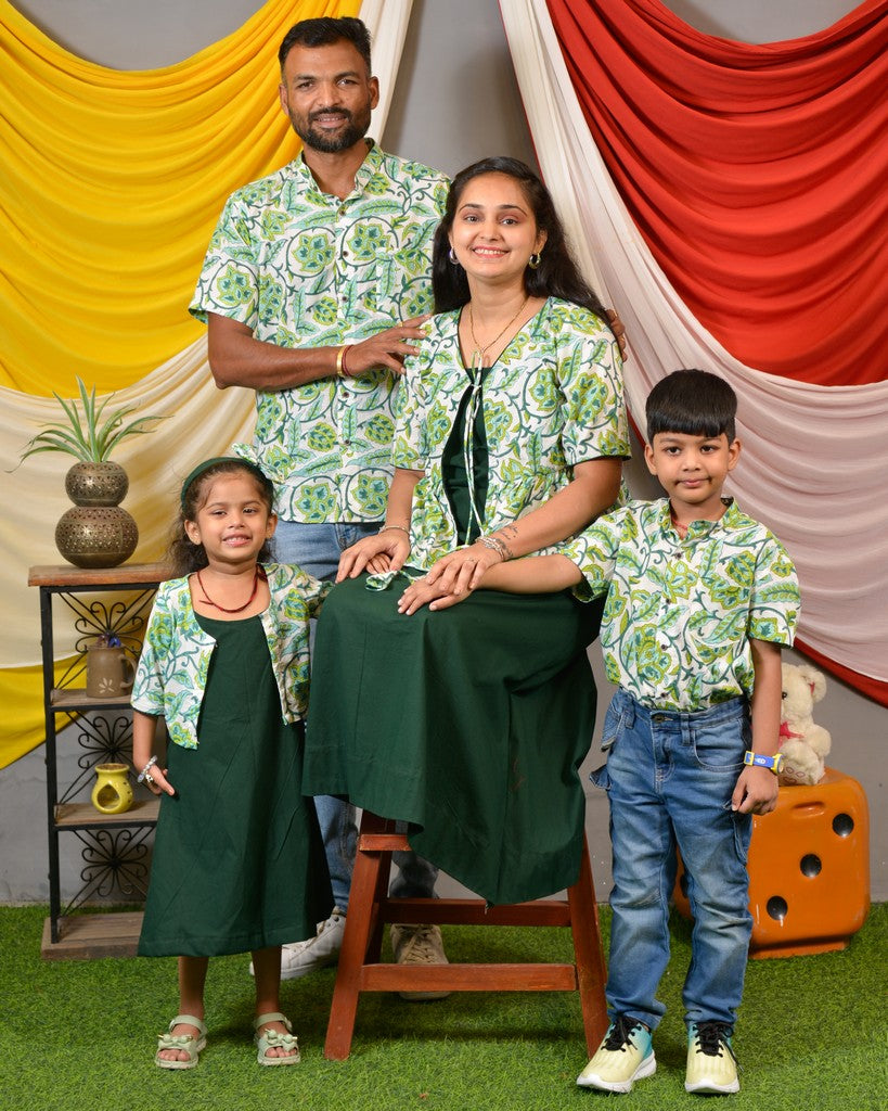 Forest Floral Jacket Family Set