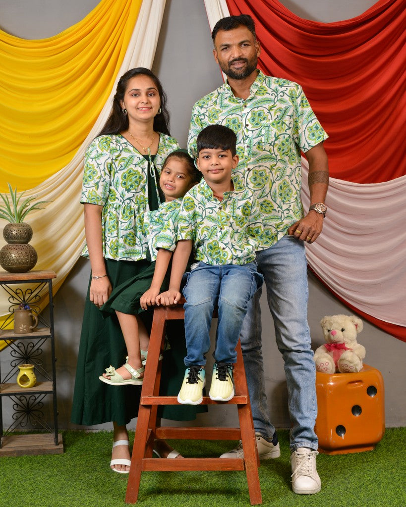 Forest Floral Jacket Family Set
