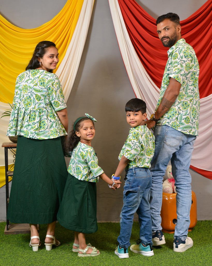 Forest Floral Jacket Family Set